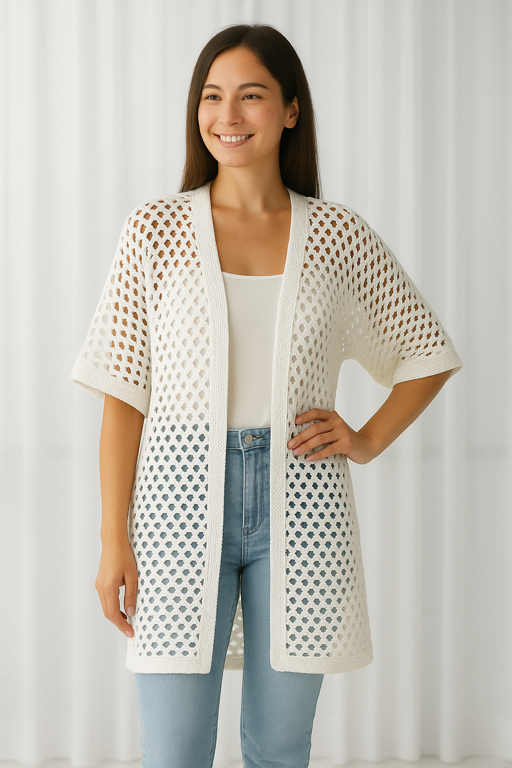 Easy-Mesh Cardigan