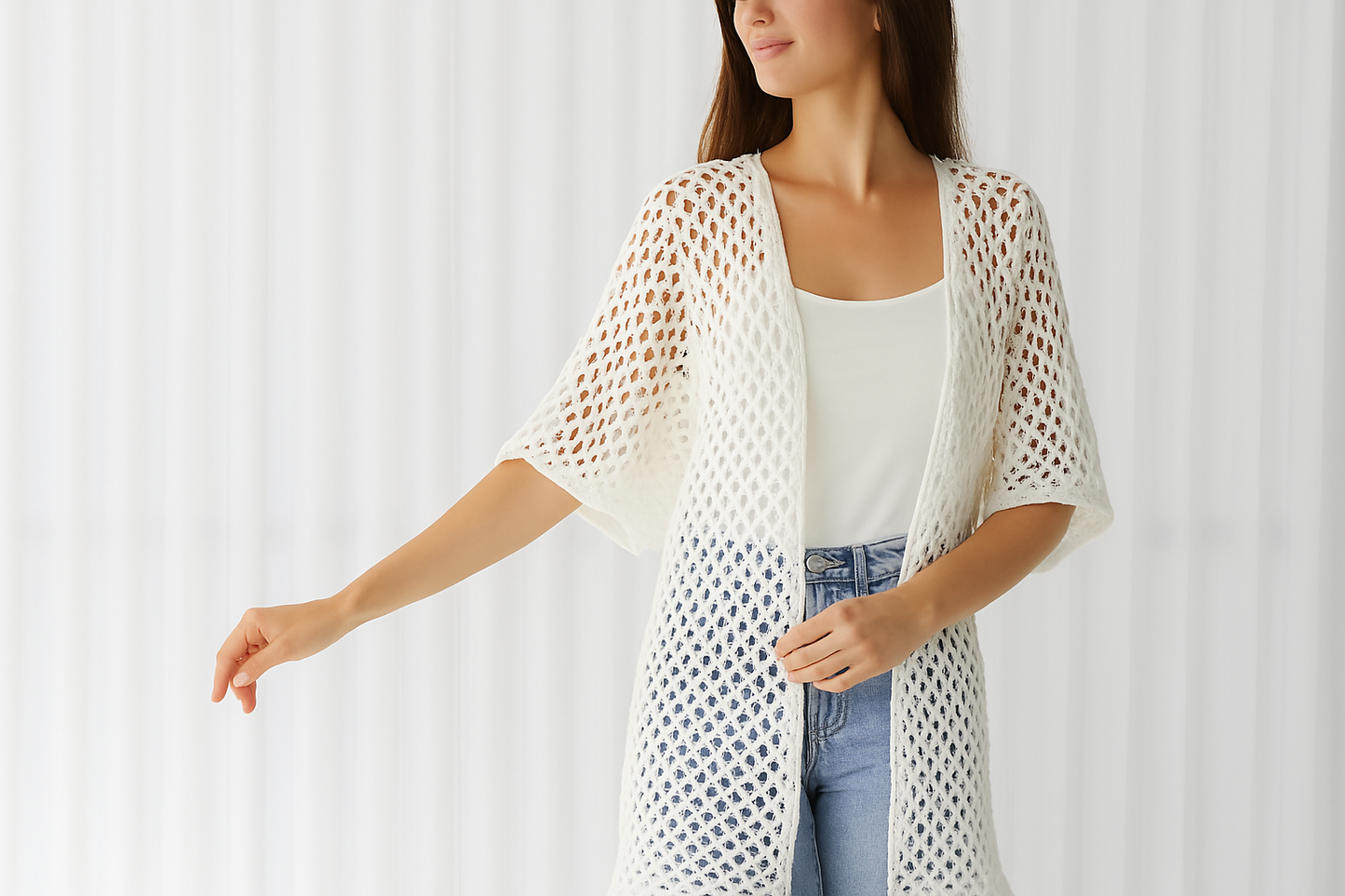 Easy-Mesh Cardigan